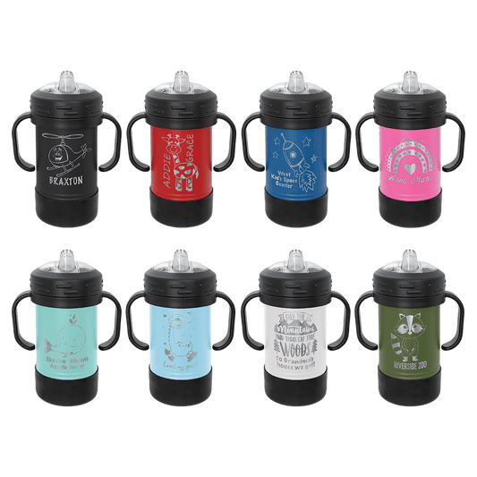 10oz Custom Engraved Sippy Cup