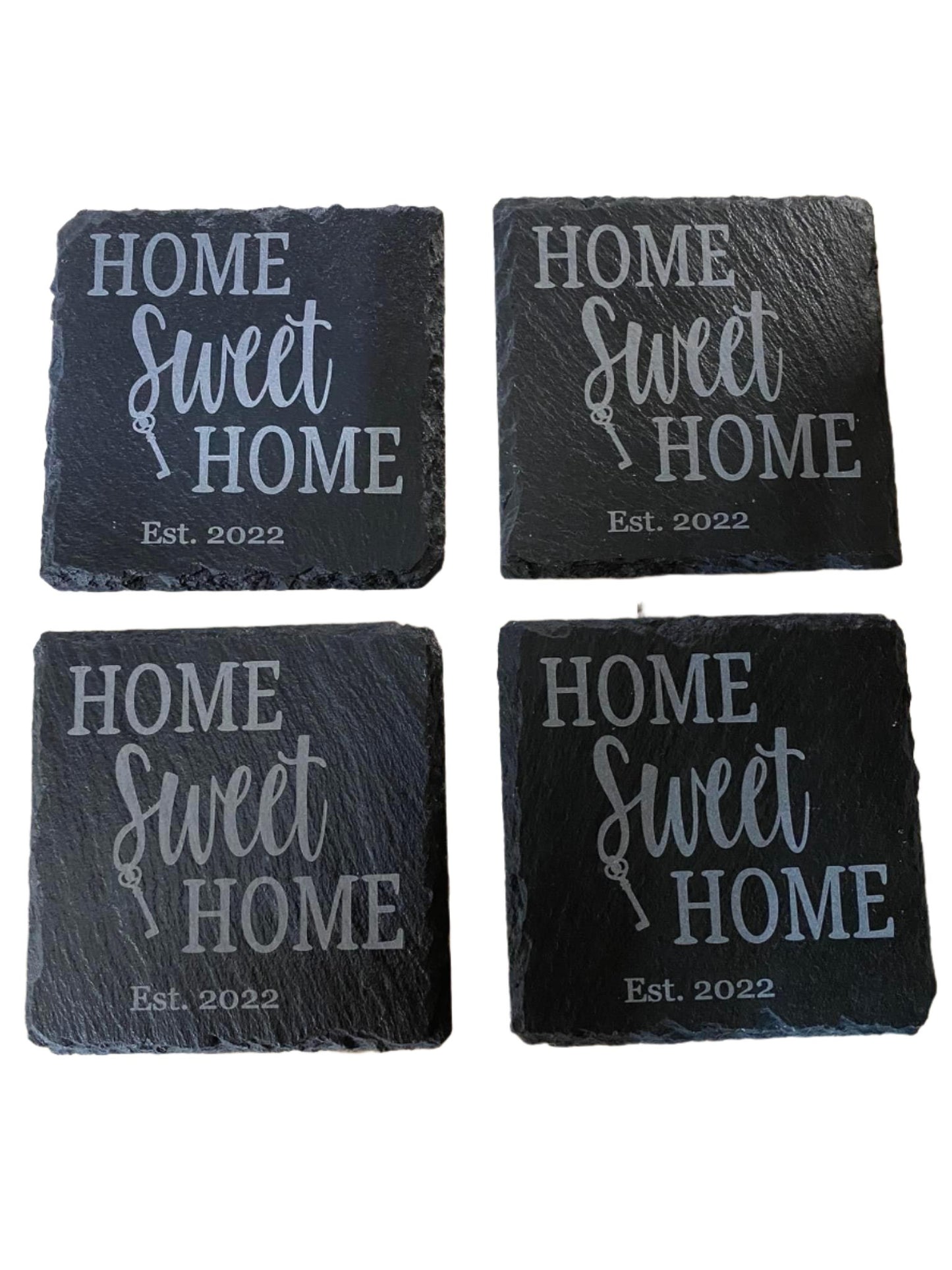 Home Sweet Home Slate Coaster